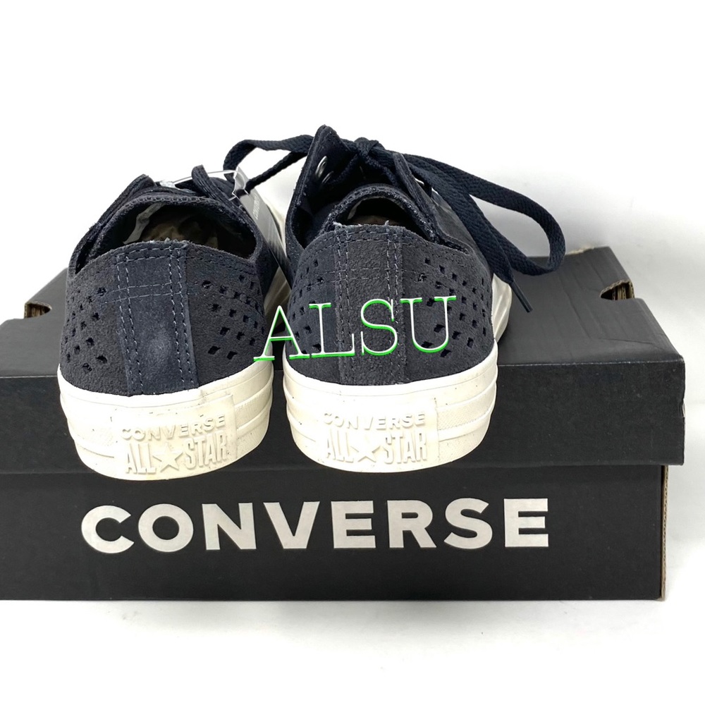 Converse Ctas Suede Low Top Almost Black Women’s - Picture 7 of 11